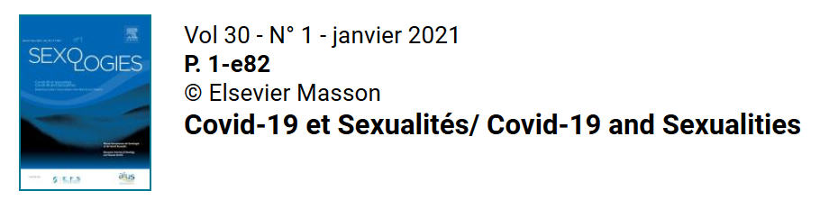 Le dossier « COVID-19 et sexualités » de la revue Sexualités est en libre accès !